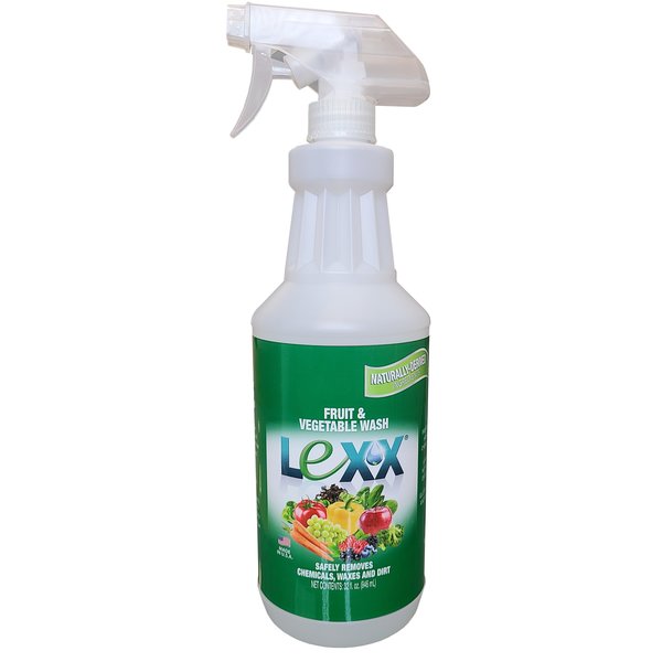 Pronatural Brands LEXX RTU Fruit and Vegetable Wash 32oz., Unscented LEXXFW-C-CS2